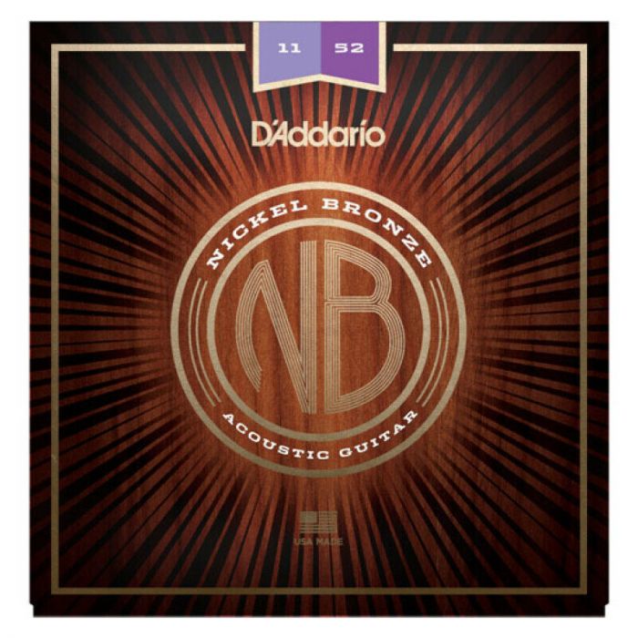 Daddario nb1152 nickel bronze acoustic 011-052