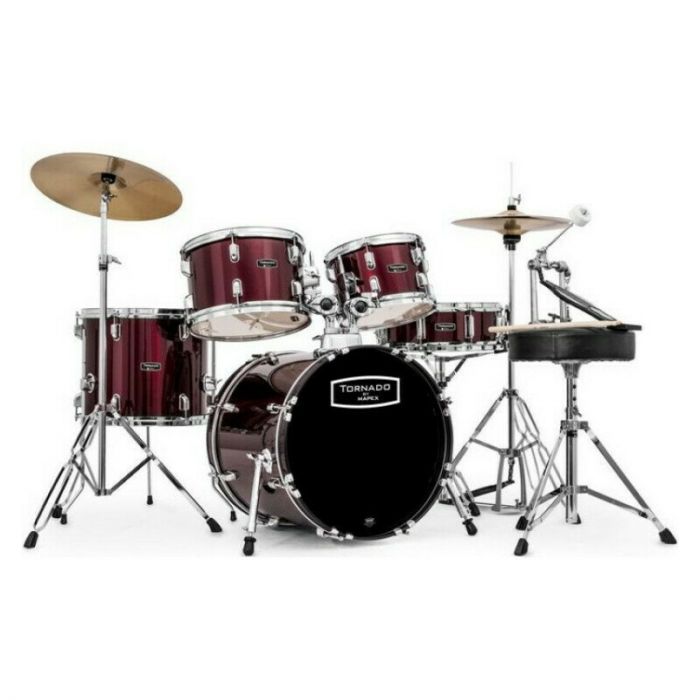 Mapex tnd5844ftcdr tornado junior full 5 pezzi burgundy red