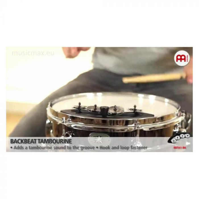 Meinl bbta2-bk backbeat tamburine 13-14 - foto 2