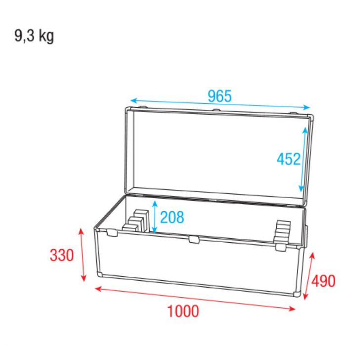Showtec case for 4x pulse pixel bar 16 - foto 1