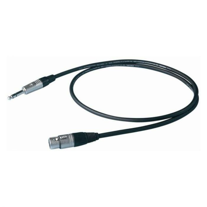 Proel eso245lu2- jack stereo can femmina 2m