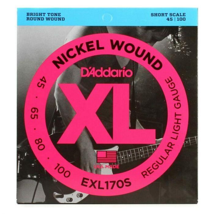 Daddario exl170s short scale 45-100