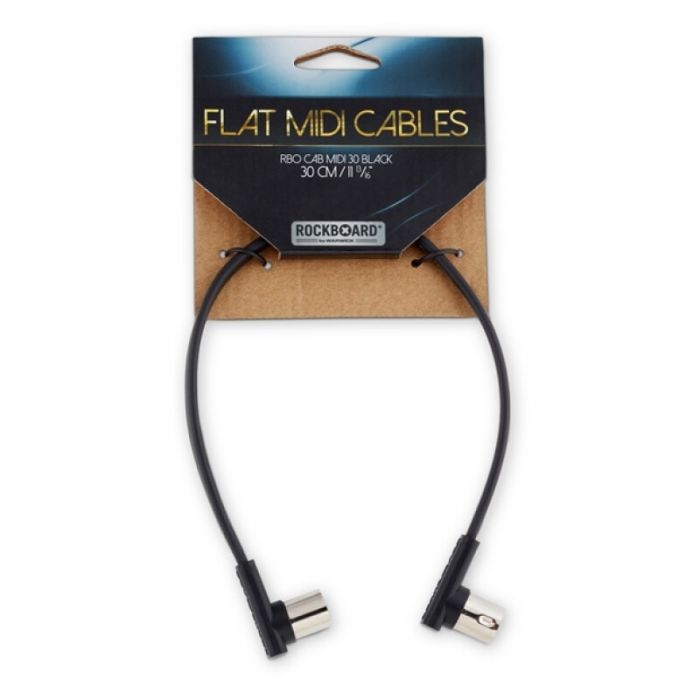 RockBoard flat patch midi cable black 60cm - foto 2