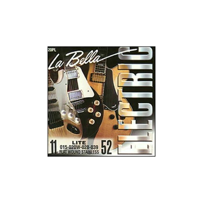 La Bella flatwound 20pl 011/052 flat wound stainless