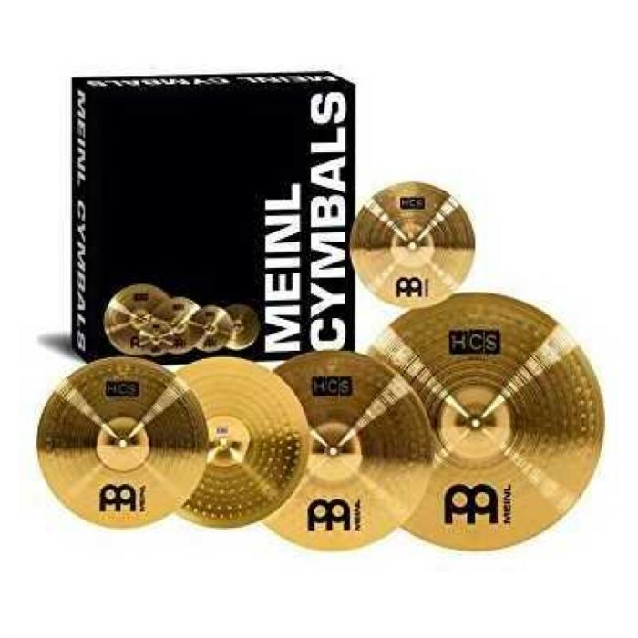 Meinl hcs set piatti 141620+10 hh+crash+ride+splash
