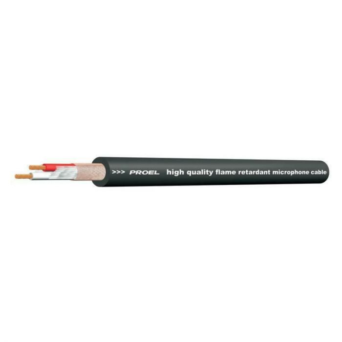 Proel hpc210bk cavo.mic.prof.sche.spir.6.3.mm.nero