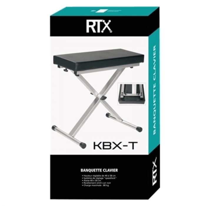 Rtx kbx-t sgabello per tastiera regolazione speedlock titanio - foto 2