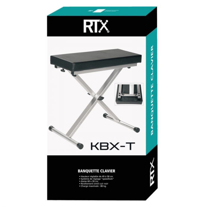 Rtx kbx-t sgabello per tastiera regolazione speedlock titanio - foto 6
