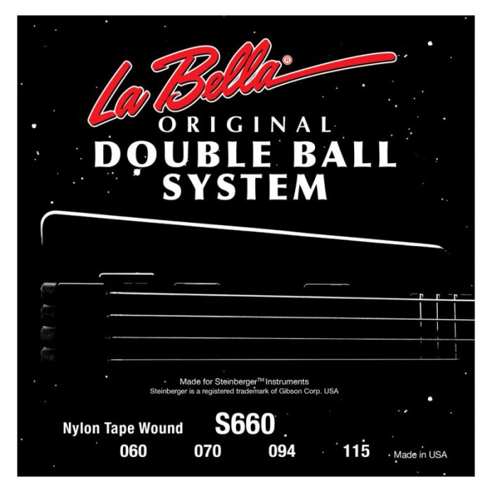 Labella muta di corde per basso 4 corde, 060-115, doppio pallino