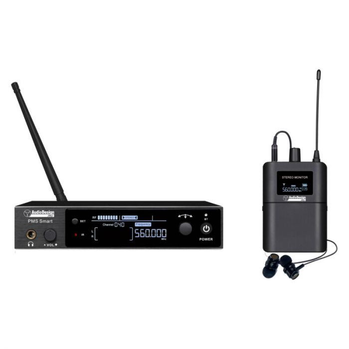 Audio Design Pro pms smart in ear rack uhf 100ch