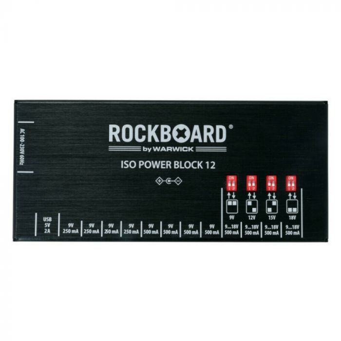 RockBoard power block iso 12 iec alimentatore