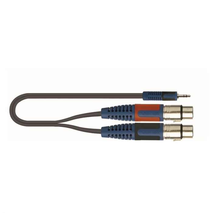 Quik Lok rksa/194-2 minijack stereo/2 xlr femmina