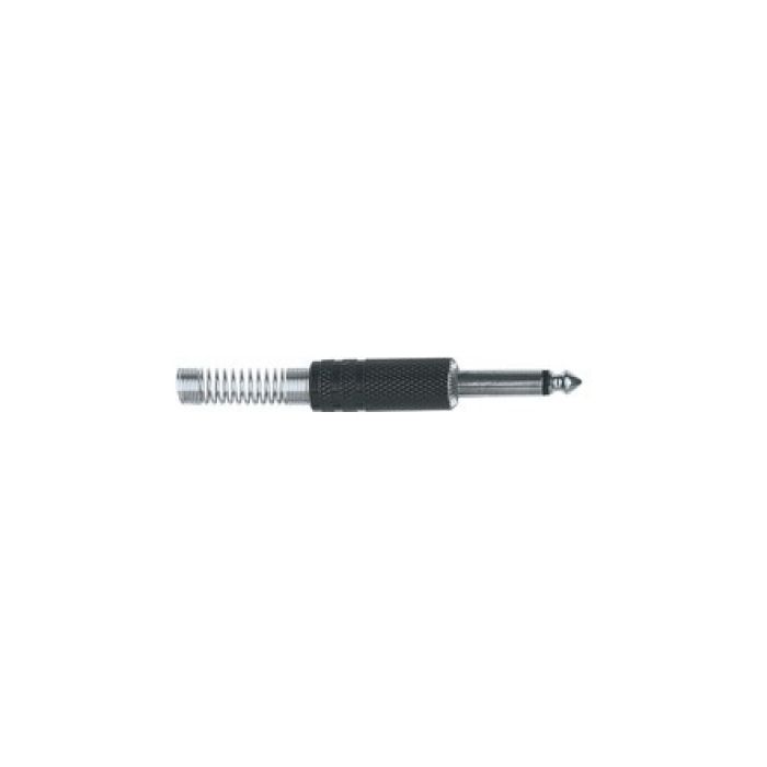 Proel s210bk jack.mono.6,3mm.manic.ottone-nero