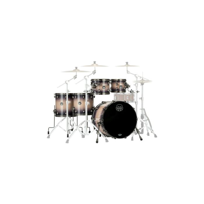 Mapex se628xmbpz saturn evolution maple workhorse 5 pezzi exotic violet burst - foto 5