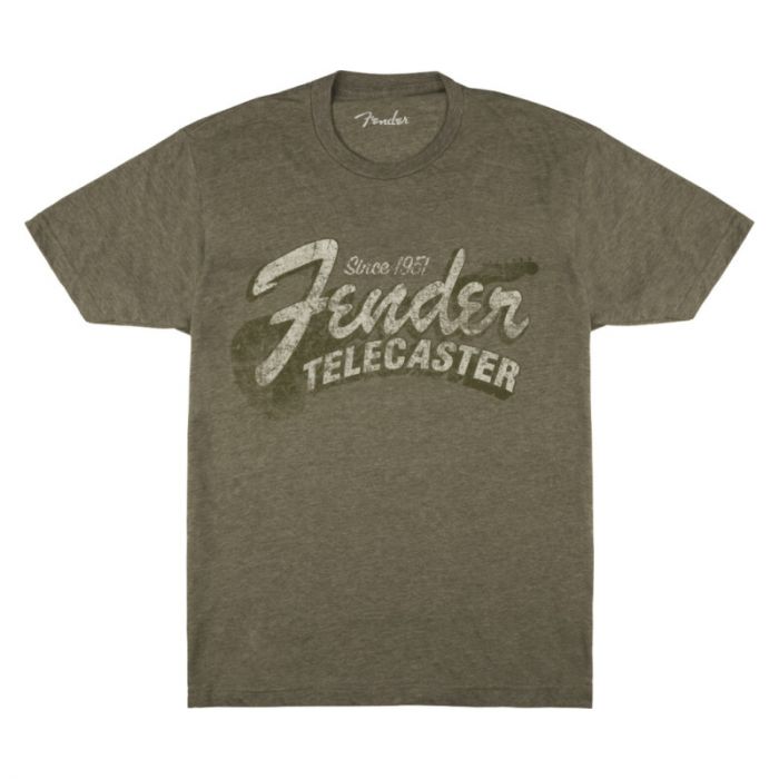 Fender since 1951 telecaster t-shirt military heather s