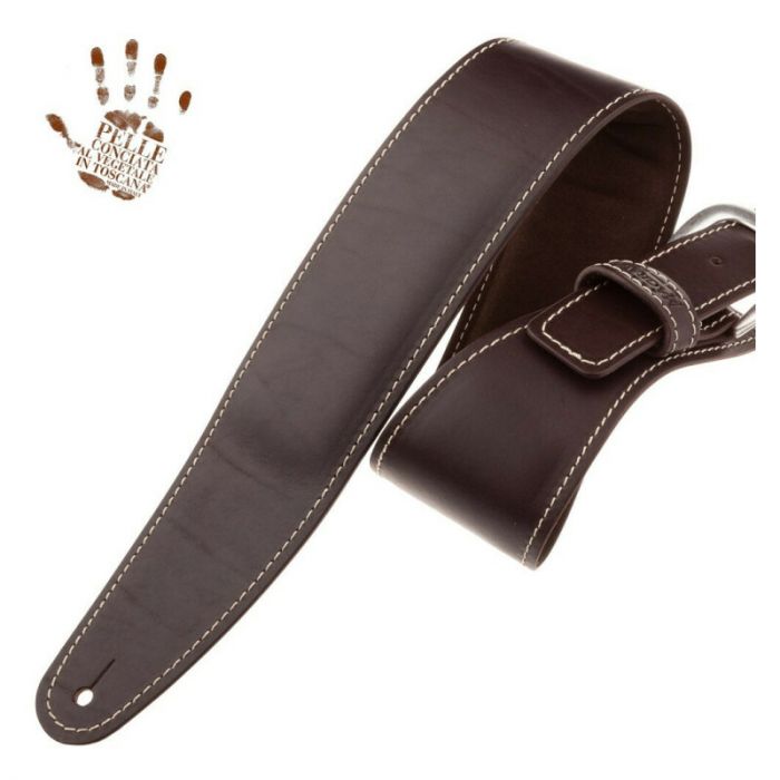 Magrabo single buckle os padded core ebano 7,5 cm fibbia classic argento - foto 5