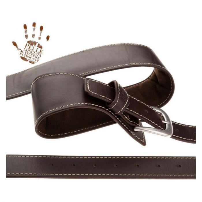Magrabo single buckle os padded core ebano 7,5 cm fibbia classic argento - foto 7