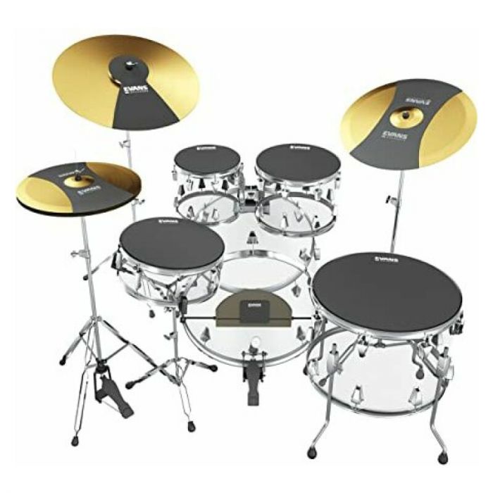 Evans soundoff rock kit completo con piatti