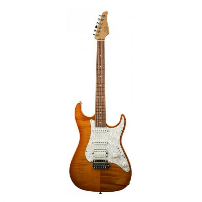 Suhr standard plus trans honey amber burst pf hss