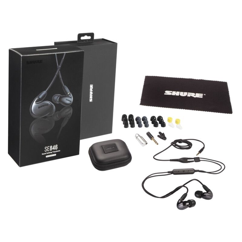 Shure se846babk+uni-efs auricolari a 3 vie colore nero | Cuffie
