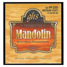 Corde Per Mandolino Media - Set Completo In Bronzo Fosforo - Made In USA