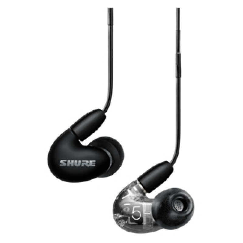 Shure se53babk+uni-efs aonic 5 auricolari colore nero satinato/trasparente  | Cuffie